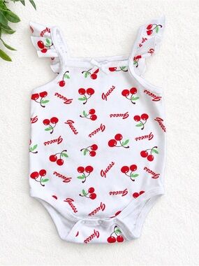 Guess Baby Cherry Onesie 12M Cherries Onepiece